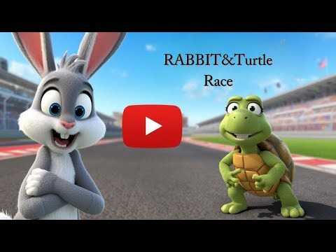 Rabbit and Turtle Story 🐰🐢 | Smart Race Moral Story for Kids
