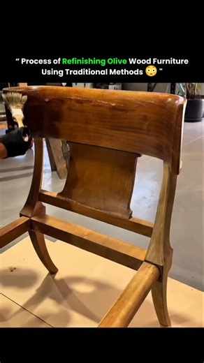 Vriince on Instagram: "The restoration process involved stripping the olive wood with methylene chloride and cleaning residue with methylated spirits. The surface was sanded to 400 grit and coated with blonde shellac using a mop brush. A pre catalysed sanding sealer and a clear top coat were applied.The finish was smoothed with 2000 grit, treated with a lacquer rubber, followed by beeswax application and a hard buff for a durable polished surface. via: @dealingindesign (No copyright intended, DM