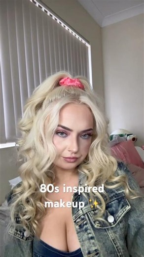 80s-Inspired Makeup Look ✨