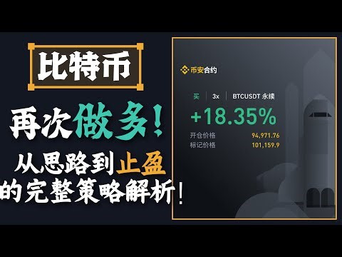 再次做多比特币 从思路到止盈的完整策略解析！