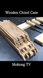 Wooden Chisel Case #dovetailjoints #woodwork #woodworking #diy #woodworkingtips | Mokong TV