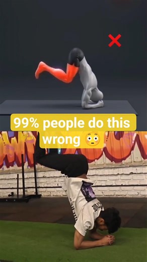 The secret to balancing a perfect forearm stand #shorts