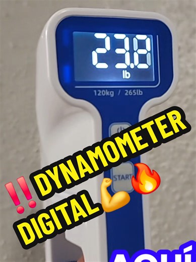 DYNAMOMETER DIGITAL 💪🔥 #dynamometer #digital #gym ##entrenamientoencasa #fuerzadeagarre