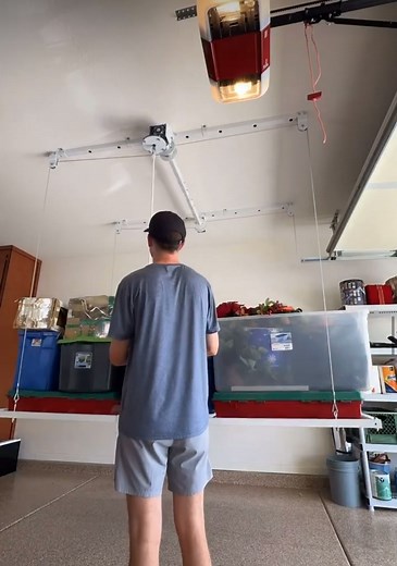 Organise your garage with sturdy, space-saving Retractable Ceiling Storage. Easy to install, heavy-duty, and built to keep your gear organised and off the floor. | Connect Flooring