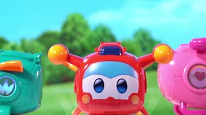 Super Wings 2-in-1 Transforming Mech Robot, 2.4" Golden Boy Pet or 4.3" Mecha Mode, Transformable Toys Rescue Bots for Boys and Girls Age 3+, Gifts for Preschool Kids, Gold