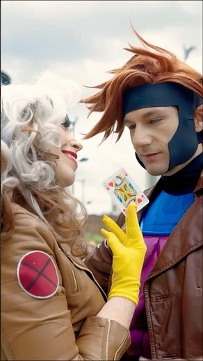 💙AMAZING Rogue and Gambit Cosplay X-Men💙