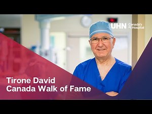 UHN Congratulates Dr. Tirone David on Induction into Canada's Walk of Fame