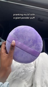 normalise using a giant powder puff 🤠 | Christa Goldberg