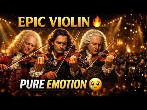 Epic Violin Masterpiece 🎻 Vivaldi × Paganini × Bach (Emotional & Magical Solo)