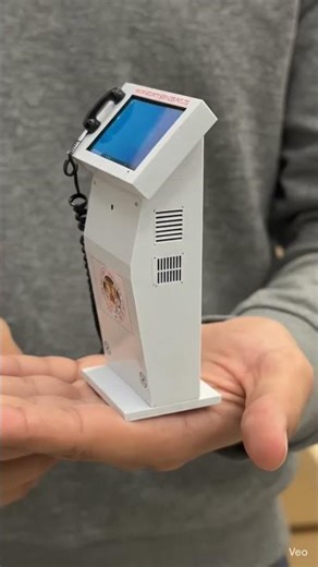 Security service kiosk 3d model #kiosk #shorts