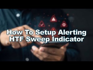 How To Setup Alerting on the HTF Sweep Indicator - Fractal Model