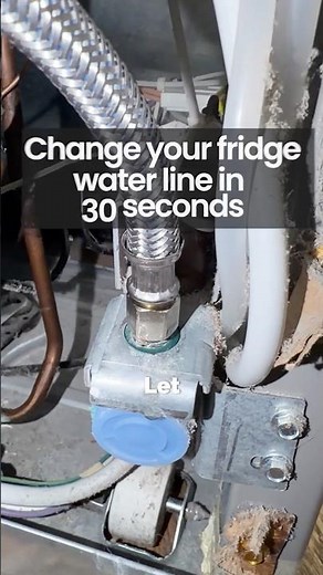 How to Change a Refrigerator Water Line in 30 Seconds (Easy DIY Fix)