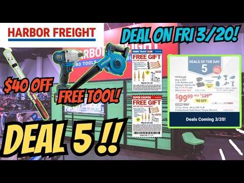 Harbor Freight 10 Days of Deals: DAY 5 Free Hercules Tool + ICON Torque Wrench Sale! #harborfreight