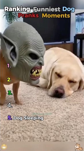 RANKING FUNNIEST DOG PRANK MOMENTS #funny #shorts