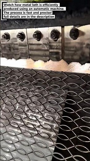 Metal Lath Manufacturing Process with Automatic Machine