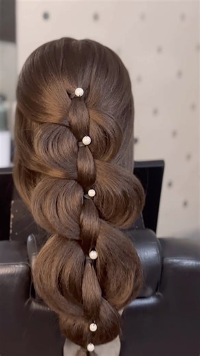 Very easy bubble braid hairstyle | Most beautiful braid hairstyle tutorial |Quick hairstyle tutorial