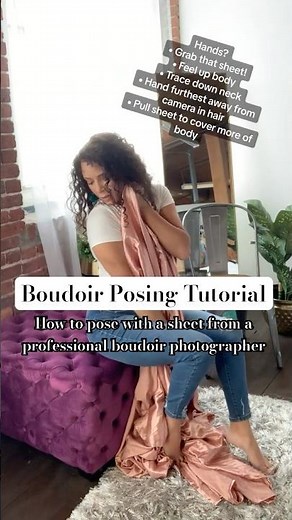 How to Pose With a Sheet! Boudoir Posing Tutorial