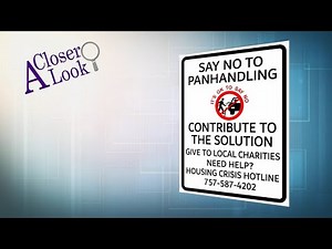 A Closer Look - Panhandling Signs