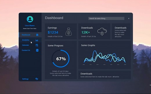 [C#][Winform]如何创建一个炫酷的扁平化风格Dashboard