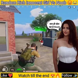1.1M views · 10K reactions | Random Rich Innocent Girl Vs Noob | Best Funny Noob Prank Ever In Pubg Mobile . . #pubgmobile #pubg #bgmi #bgmilive #prank #girls #iamnoob #virals | I am noob | Facebook