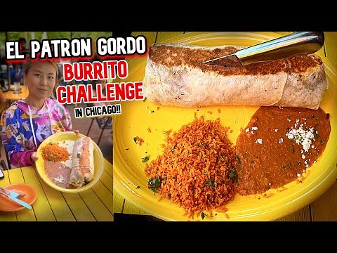 Fat Rosie’s El Patron Gordo Burrito Challenge in Illinois!!! #RainaisCrazy