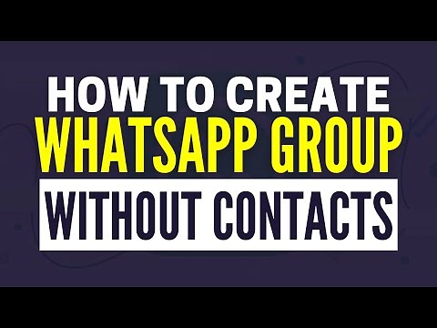 How To Create WhatsApp Group Without Adding Contacts (2025)