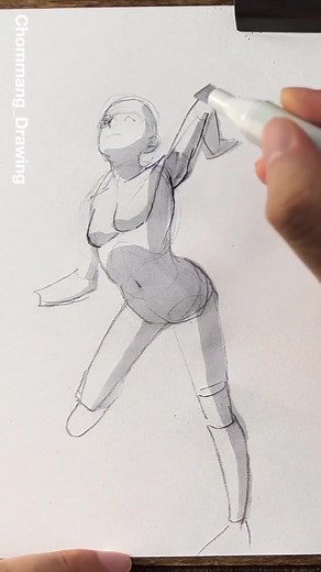 Figure Drawing Process by Chommang | Anatomy Illustration Tutorial