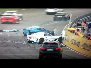 Ginetta G55 Thruxton Race Start Crash!!!