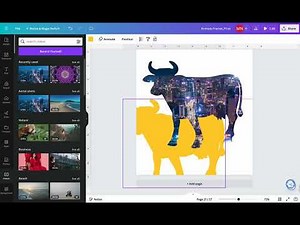 Animal Frames Template for Canva (17 frames and 17 beautiful pattern papers).