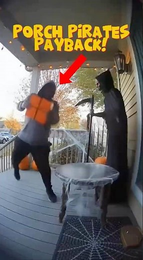 Satisfying porch pirate paybacks!