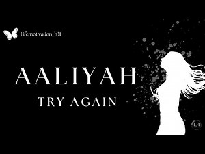 Aaliyah - Try Again ( Lyric ) #songlyrics #aaliyah #tryagain #lyrics #youtubevideo