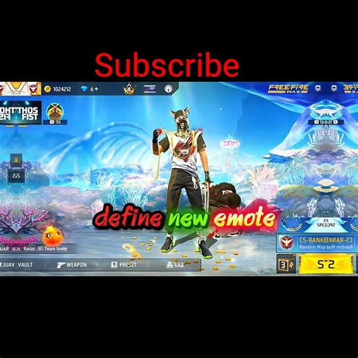 define new emote 🥶😊#viral #freefire #emote#trending