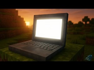 using a Laptop inside Minecraft