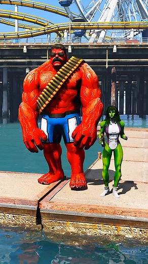 GTA V: Ironman VS Giant Hulkvenom Fight #gta #gtav #goldenfighter #ironman | Wua Ui Gaming