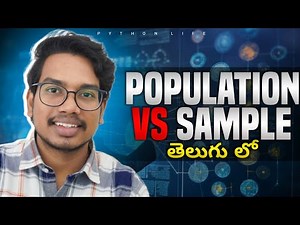 Population vs Sample | Statistics in Telugu