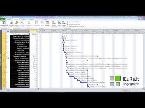 Tutorial MS PROJECT 2010 -ITA- Lezione 1