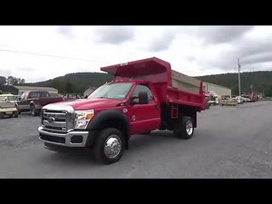 2011 Ford F550 4X4 Dump Truck 6.7 Turbo Powerstroke Diesel For Sale