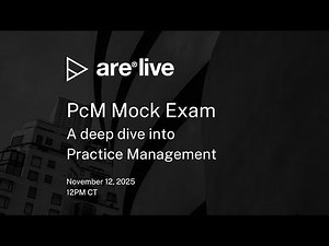 ARE Live: Practice Management Mock Exam | ARE 5.0 PcM Exam November 2025