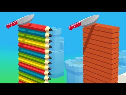 Slice It All Game! Very Satisfying Relaxing ASMR Slicing Video