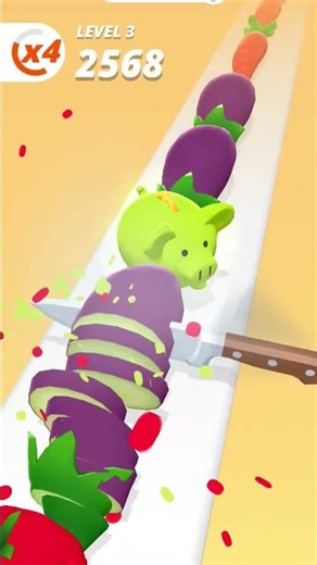 Trending Gaming Shorts || Level 3 || Perfect Slice 🎮🔥#shorts #trending #youtubeshorts #gaming