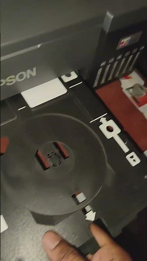 Epson L8050 ID card printing PVC tray setup