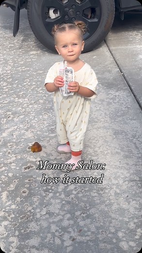 Bethany C. Meyers on Instagram: "If you saw my last reel on Mommy Salon tips, this is what it looks like post nap, pool and play 🫠😂 And honestly, this was on a good day! Usually those little piggies are hanging on by a whim and a prayer. Side note, anyone else’s kid absolutely love putting toys in the fridge??"