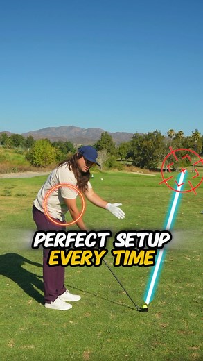 Dave Fink | PERFECT SETUP ⛳️ This is how I was taught to aim and setup for a golf shot. If it works for you, great! If it doesn’t that’s ok but you... | Instagram