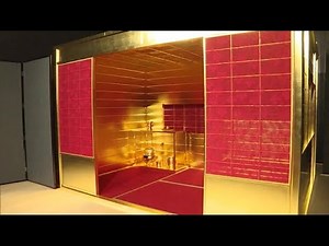 豪華絢爛「黄金の茶室」きょうから一般公開　名護屋城博物館　唐津市 (22/03/27 17:19)