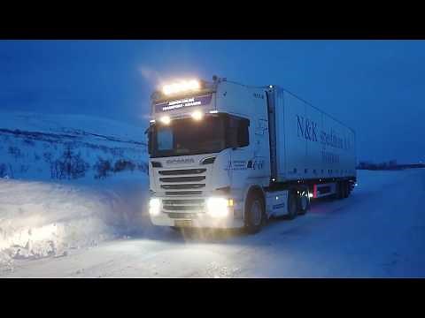 Winter Trucking Northern Norway April 2020
