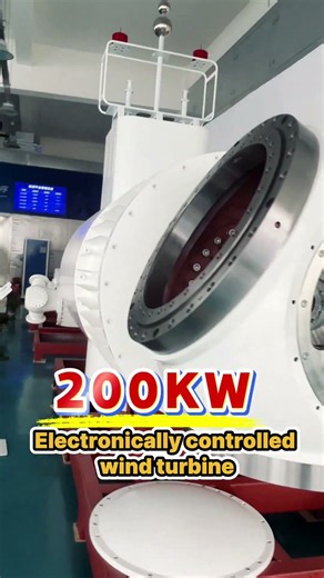 200kW permanent magnet direct-drive wind turbine generator #windturbine