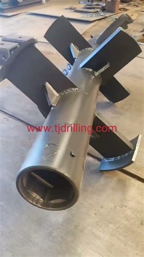 1000mm deep soil mixing auger with bauer-cfa coupling 254mm on bauer-bg15 rig deep soil mixing pile