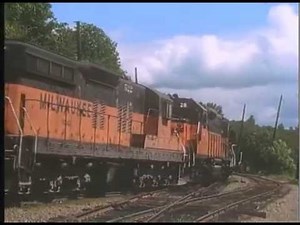 Vintage film of Milwaukee Road - UP - GN and more...