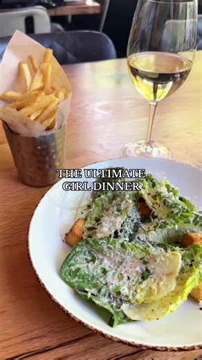 Heard it here first! Caesar salad is now available at Haywire Plano for you to have the ultimate girl dinner! 🥗 🍟 #haywirerestaurants #dallasrestaurants #caesarsalad #girldinner #planotx