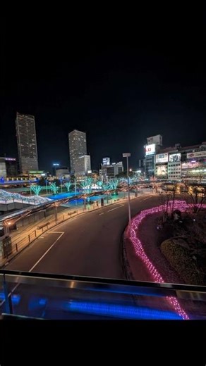 [Gifu, Japan] Stunning Winter Illumination at JR Gifu Station: Golden Oda Nobunaga & Colorful Lights